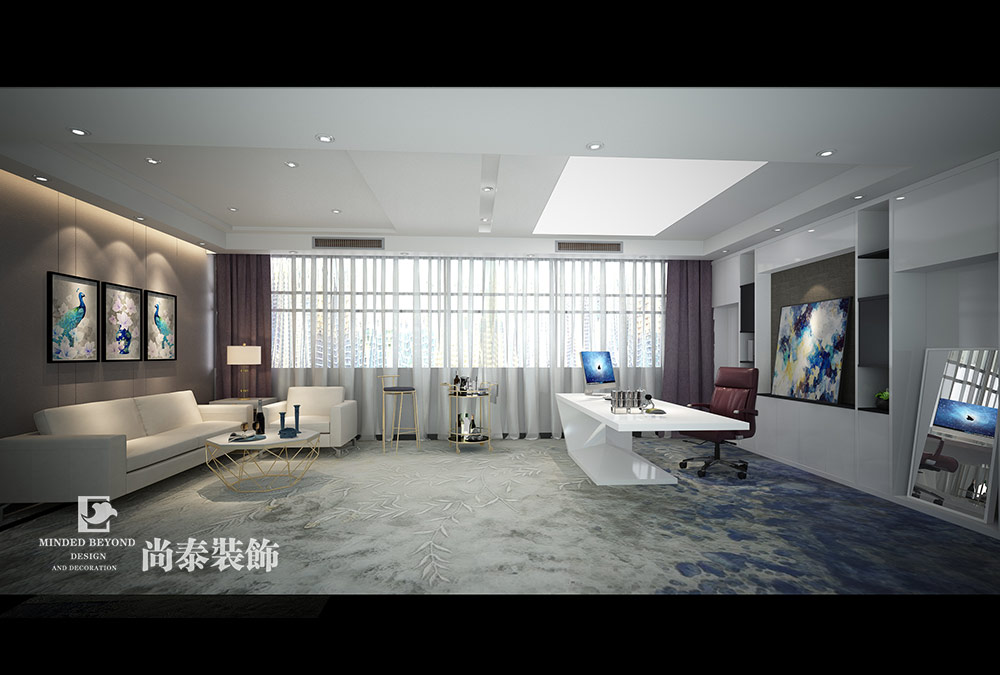 深圳南山區(qū)軟件園動畫公司辦公室裝修設(shè)計