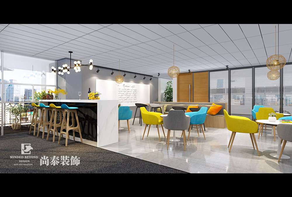 深圳南山區(qū)軟件園動畫公司辦公室裝修設(shè)計