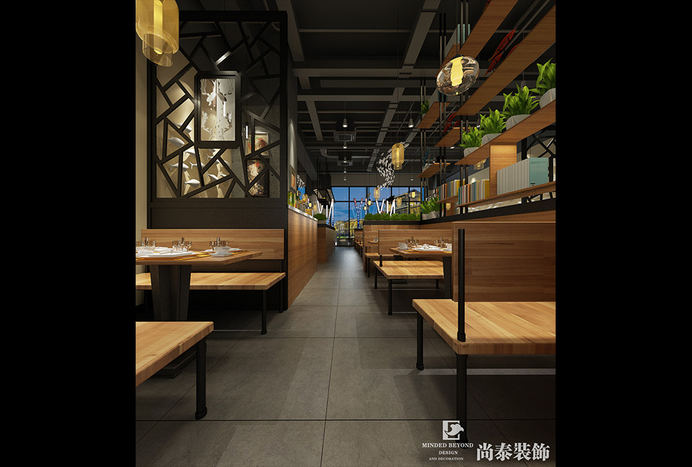 深圳烤魚(yú)餐廳裝修設(shè)計(jì)