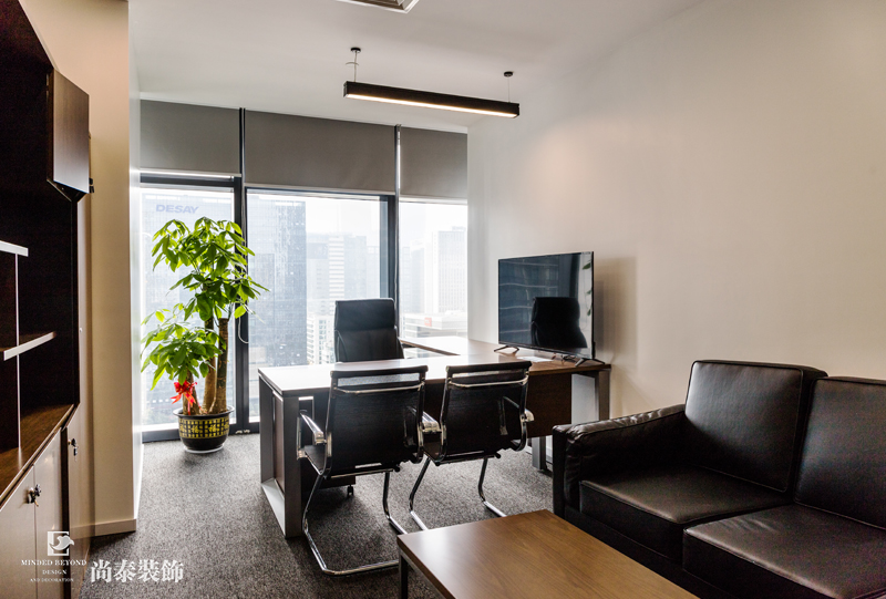 經(jīng)理辦公室裝修實景圖