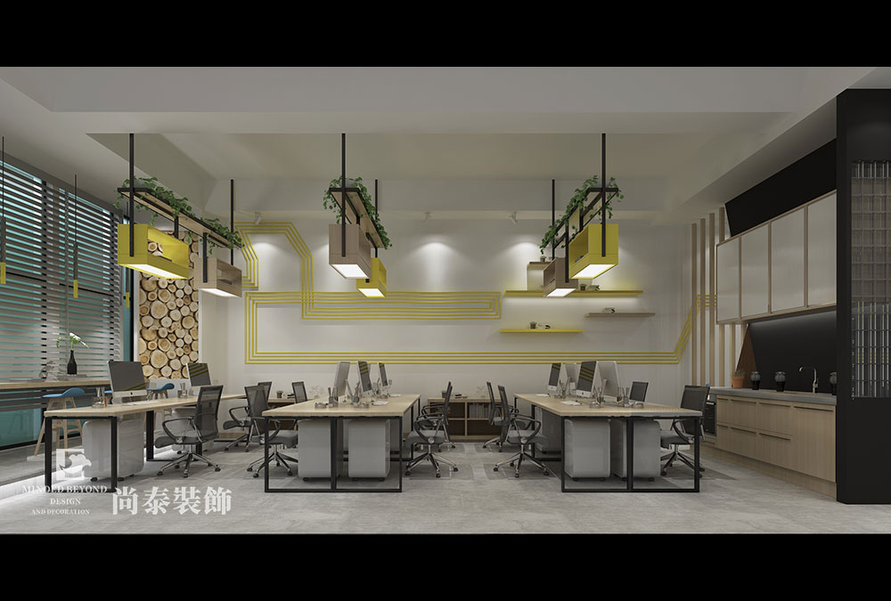 深圳龍崗中糧祥云電子公司辦公室裝修設計