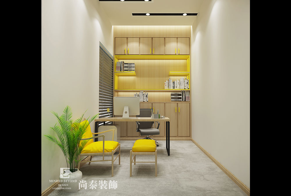 深圳龍崗中糧祥云電子公司辦公室裝修設計