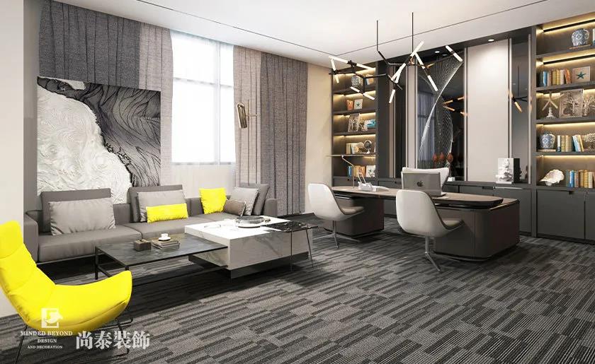 網(wǎng)絡電商公司老板辦公室設計效果圖