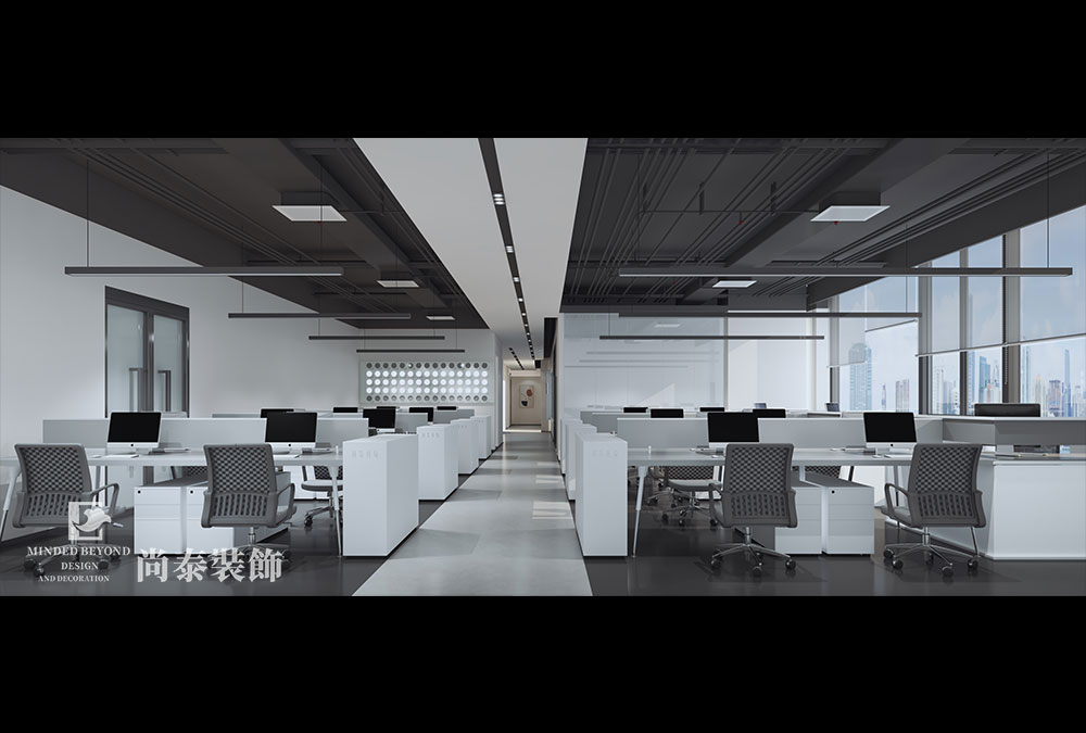 深圳福田博今國際互聯(lián)網(wǎng)科技公司辦公室設(shè)計案例