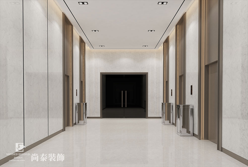 東莞奮達科技園新型智能硬件辦公樓接待展廳裝修設(shè)計