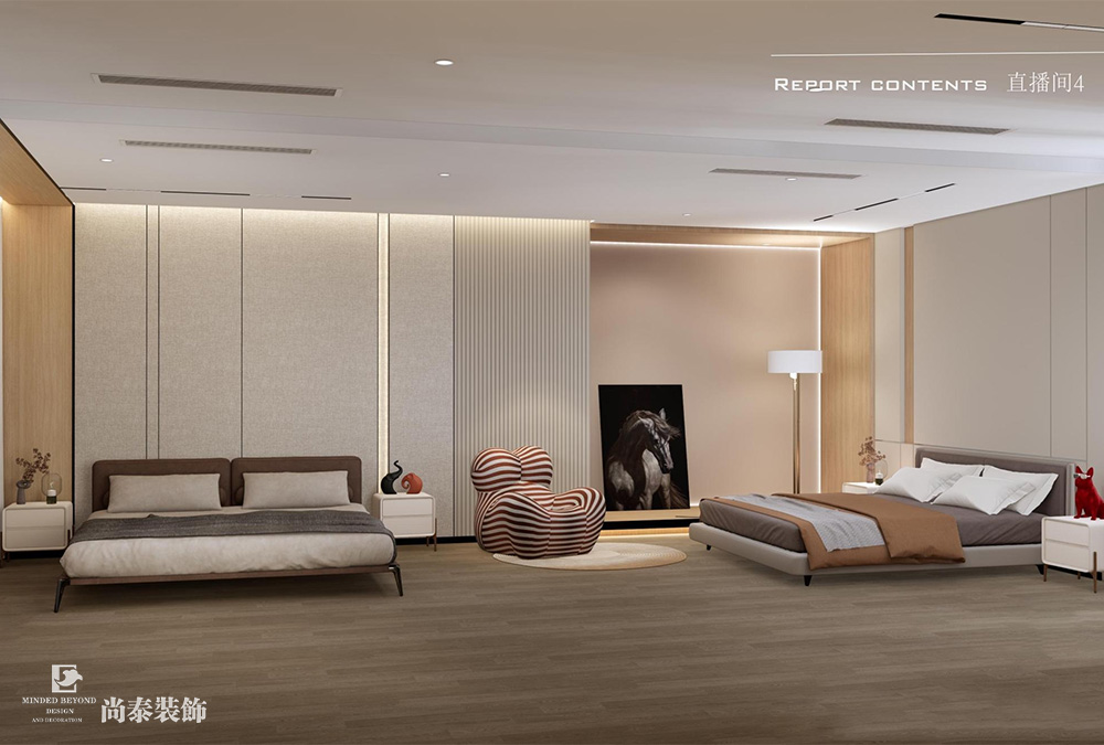 深圳龍崗仁恒夢公園寫字樓1200平米辦公室裝修設計案例