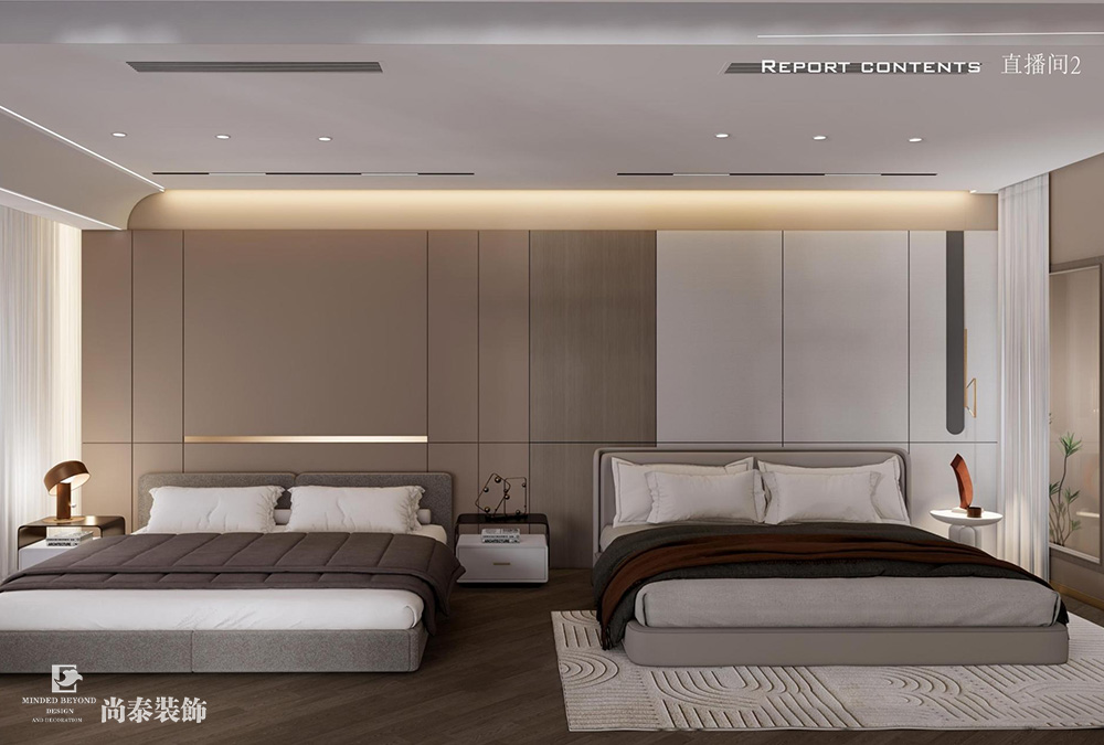 深圳龍崗仁恒夢公園寫字樓1200平米辦公室裝修設計案例