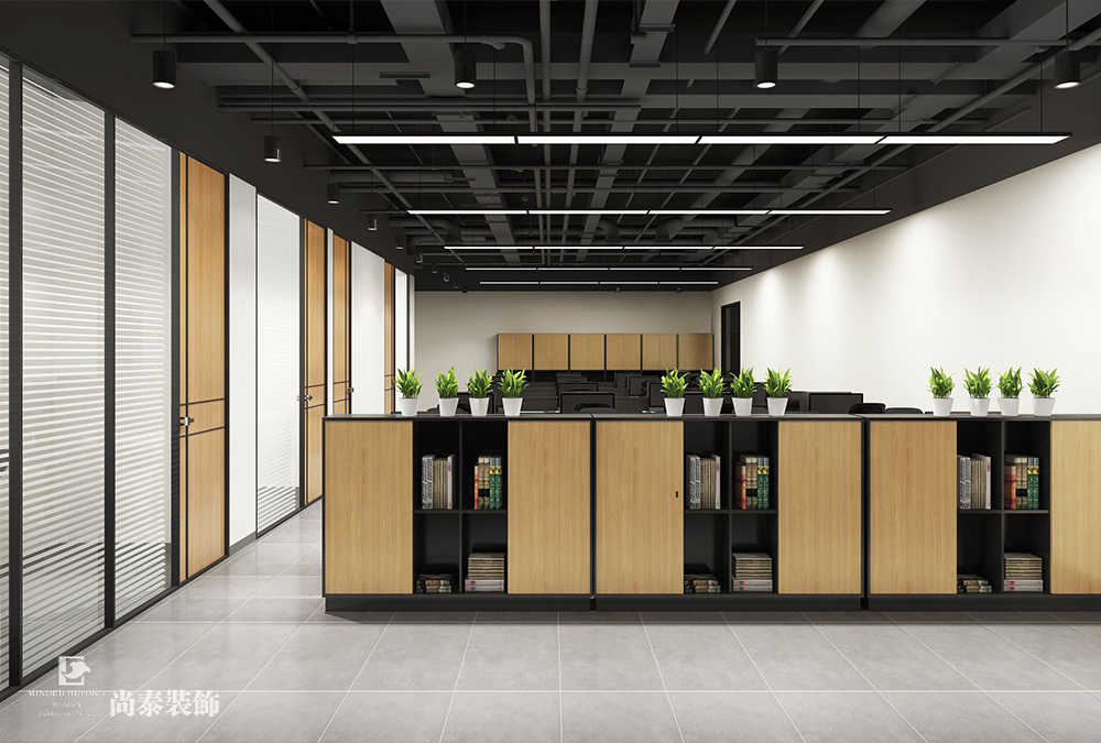 深圳南山智谷200平米電子電商公司寫(xiě)字樓辦公室裝修設(shè)計(jì)案例