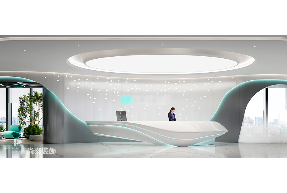 700平米信息科技公司深圳南山陽光保險大廈寫字樓辦公室裝修設計案例