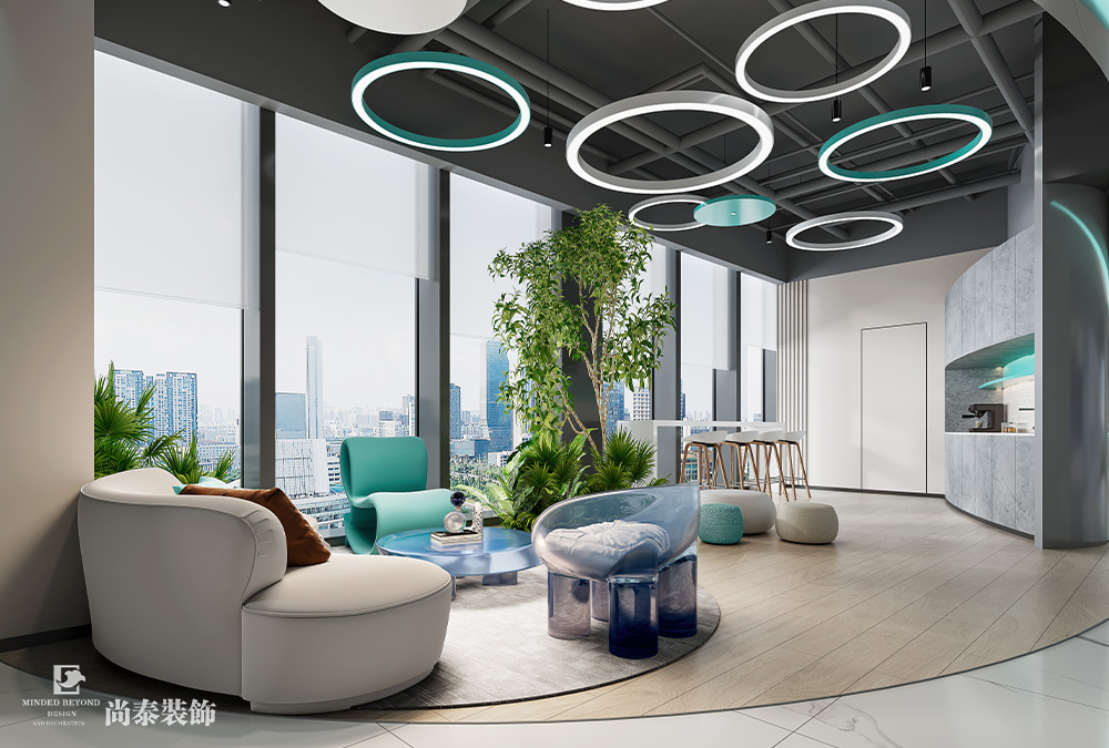 700平米信息科技公司深圳南山陽光保險大廈寫字樓辦公室裝修設計案例