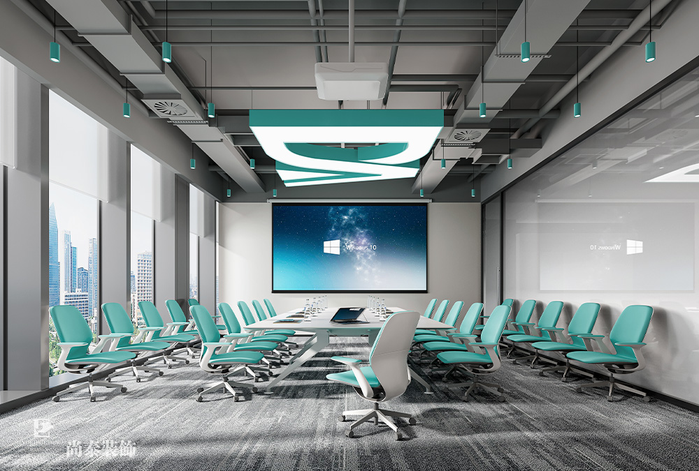 700平米信息科技公司深圳南山陽光保險大廈寫字樓辦公室裝修設計案例