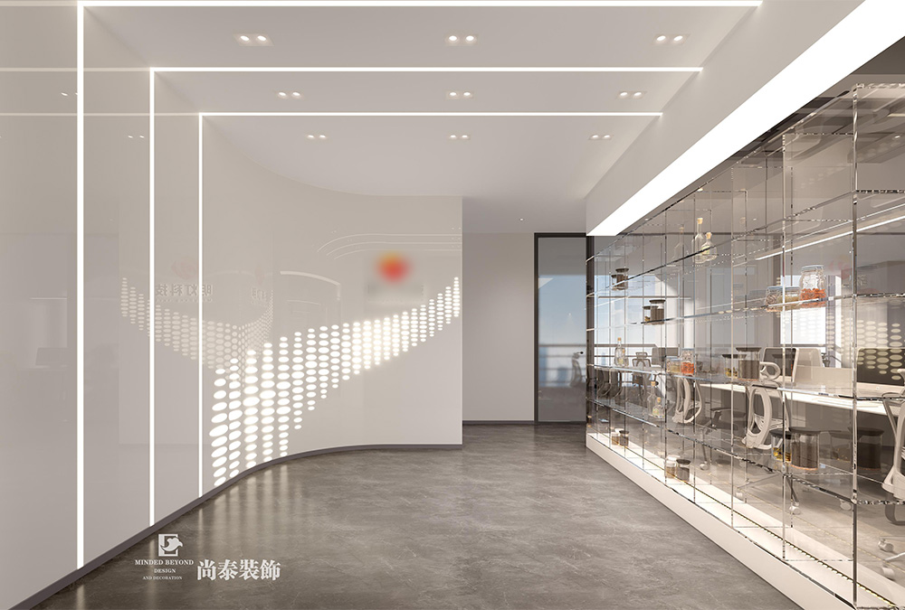 350平米環(huán)保節(jié)能科技公司深圳南山智谷寫字樓辦公室裝修設計