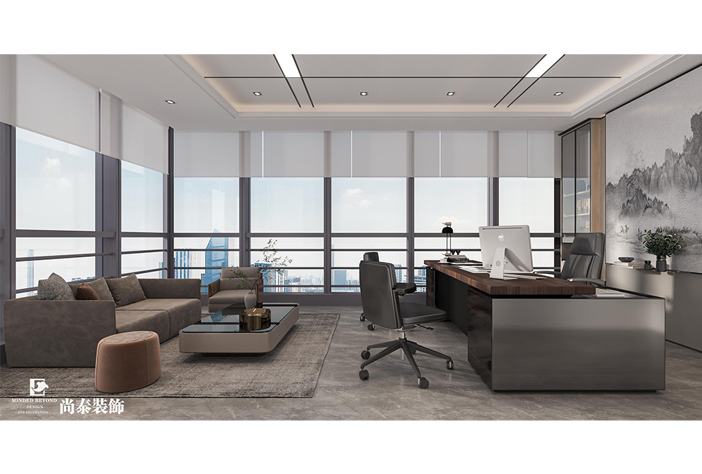 350平米環(huán)保節(jié)能科技公司深圳南山智谷寫字樓辦公室裝修設計